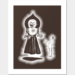 Flatwoods Monster White Glow #2 Posters and Art